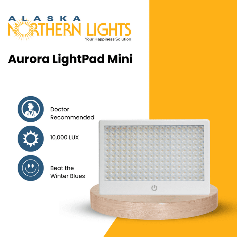Alaska Northern Lights Aurora LED Lightpad Mini - Brightest