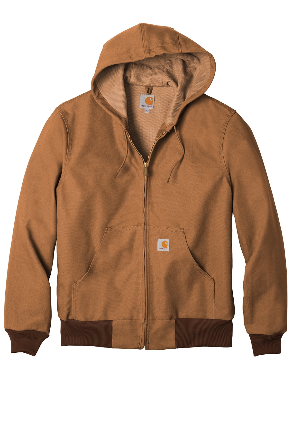 Carhartt Men's J131 Thermal Lined Hooded Duck Active Jacket
