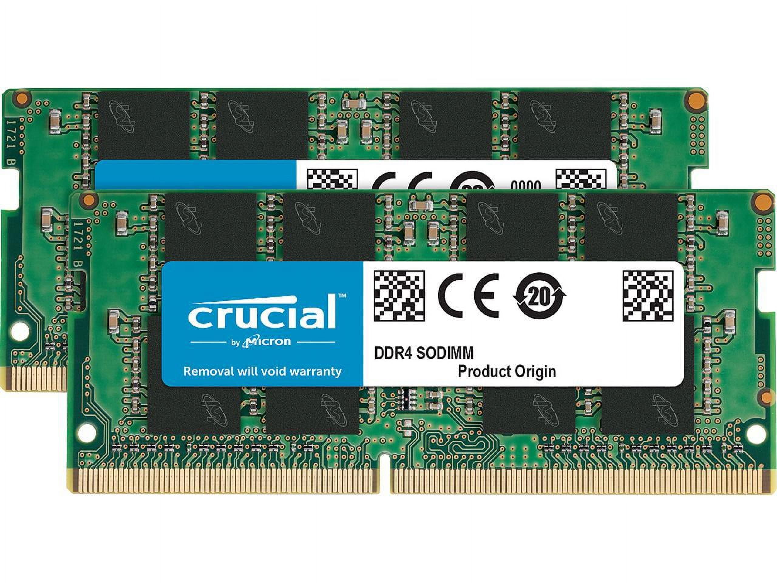 Crucial 32GB RAM Kit (16GBx2) DDR4 2400 MT/s PC Computer Memory