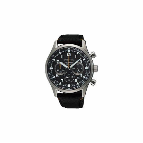 Seiko Sport Chronograph Quartz Black Dial Men's Watch SSB449P1