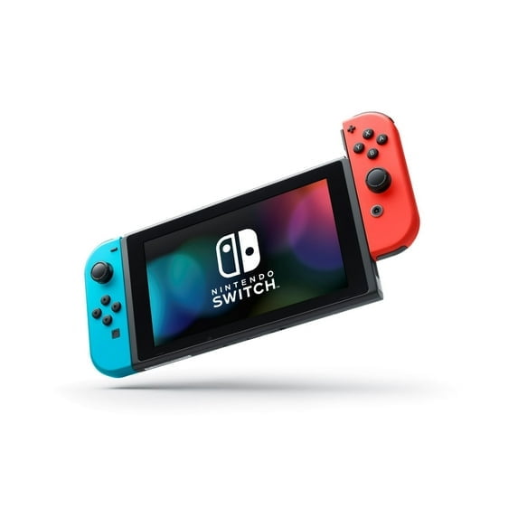 Nintendo Switch System: Gaming Console with Neon Blue and Neon Red