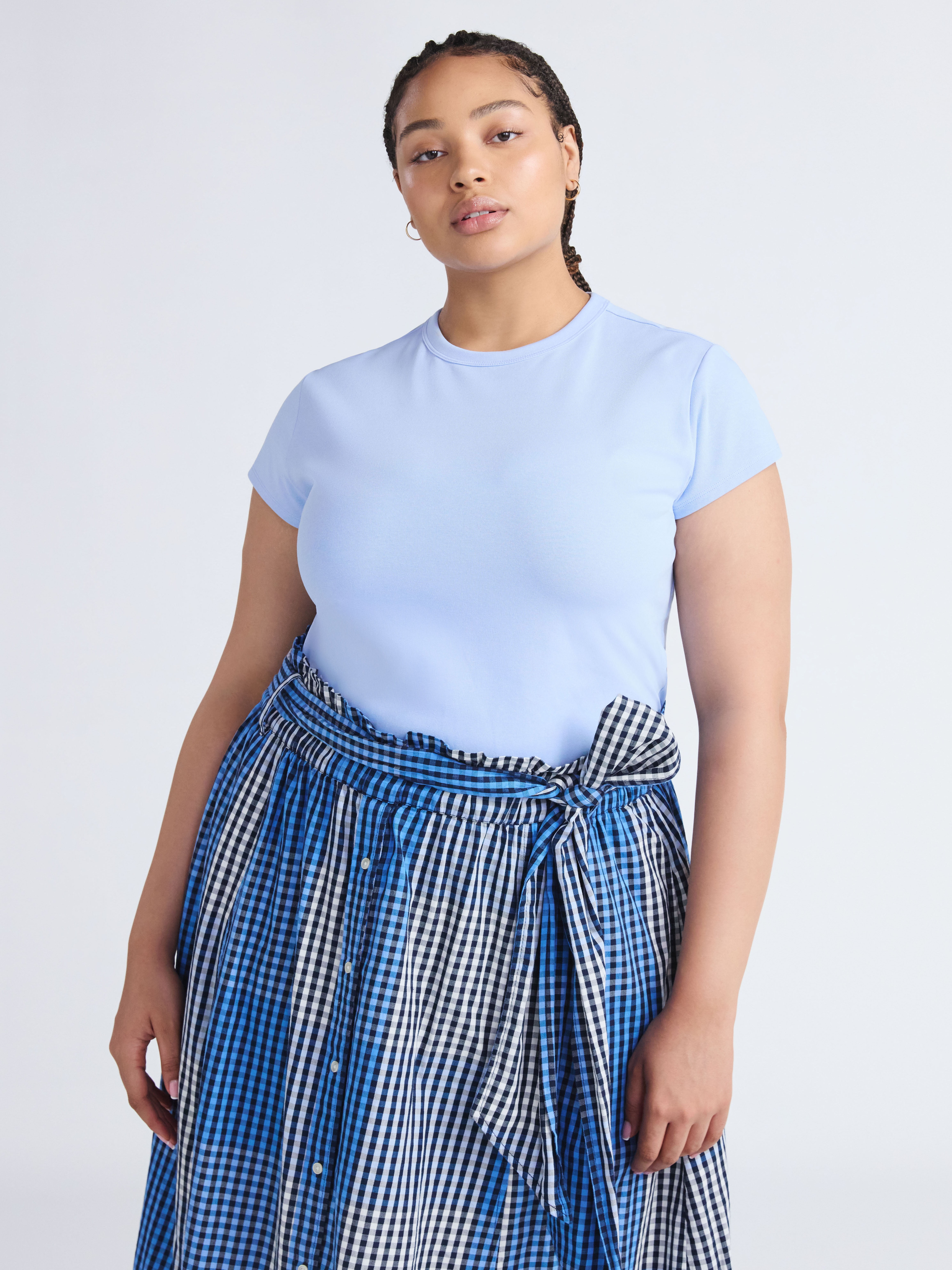 Free Assembly Women's Cap Sleeve T-Shirt Sizes XS to 4X Soft