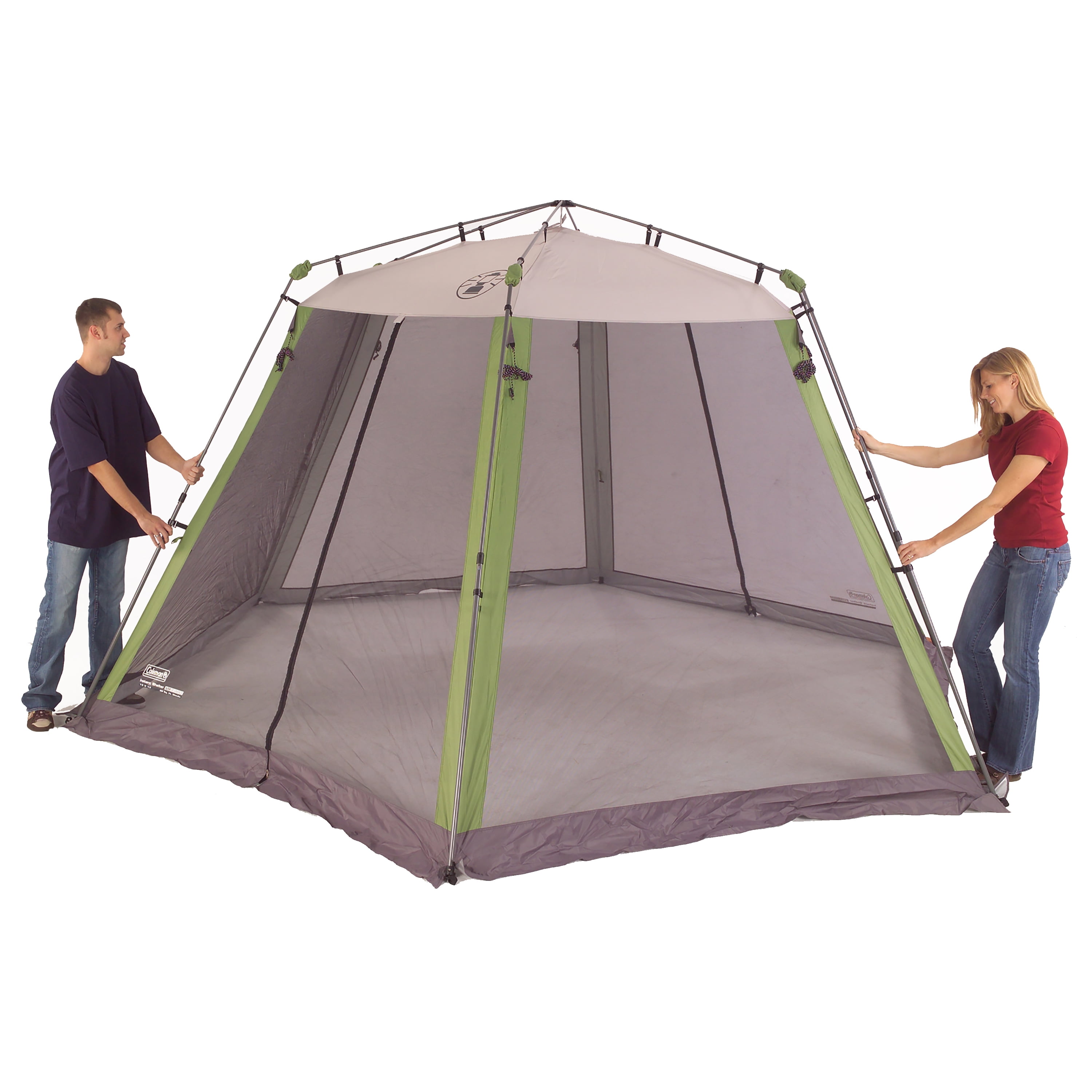 Coleman Outdoor Camping Pop Up Screen House Canopy Sun Shelter