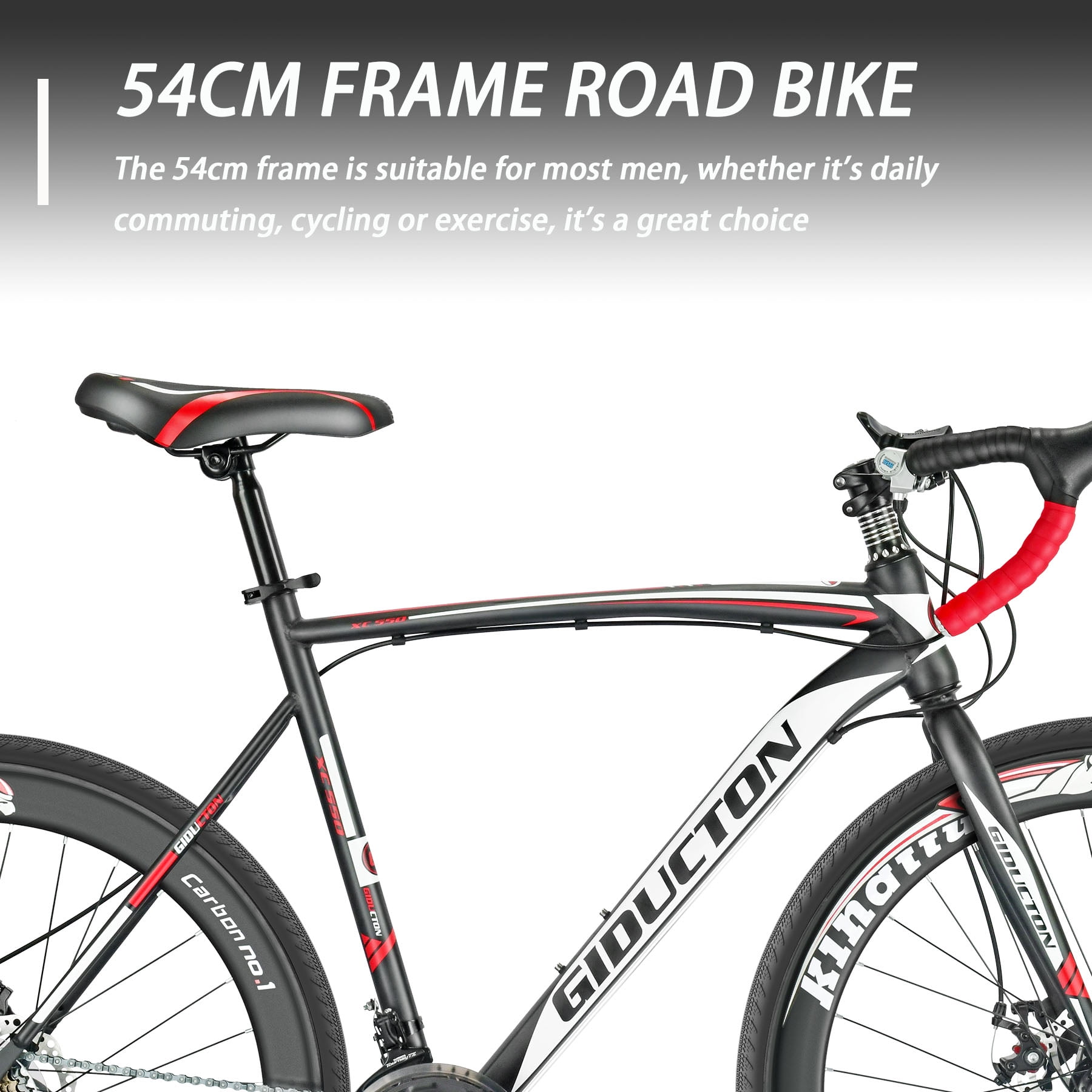 Eurobike XC550 Road Bike 21 Speed 700C wheels Racing Bike for Men