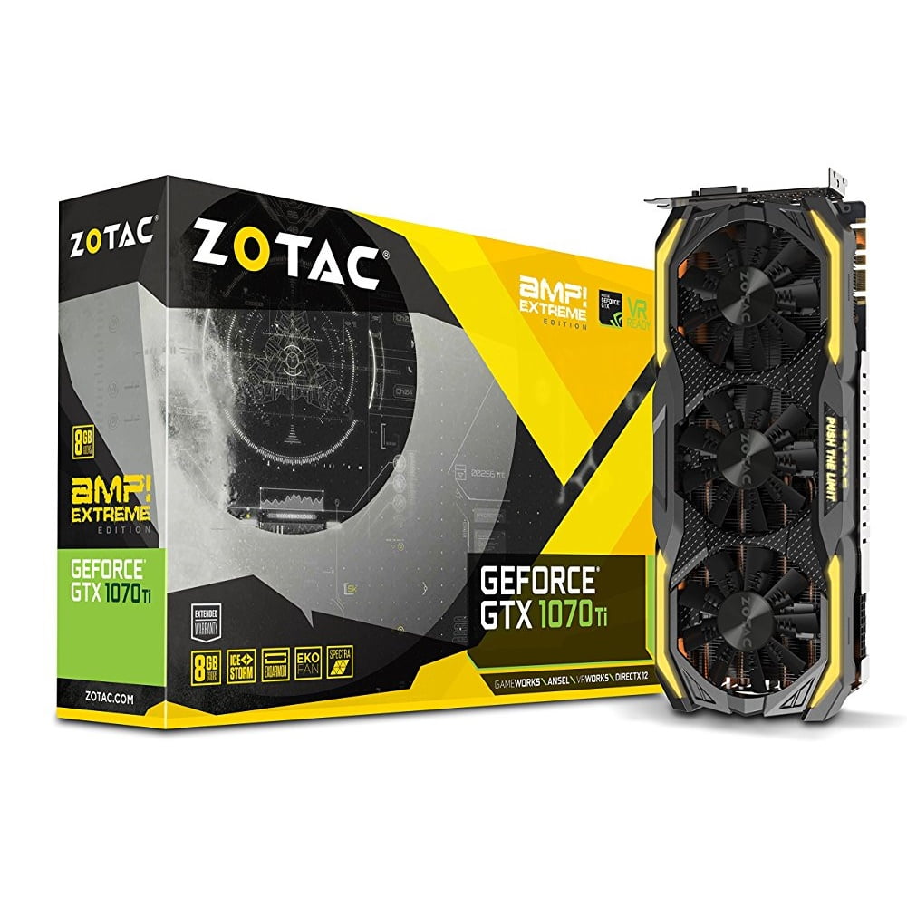 ZOTAC GeForce GTX 1080 Amp Edition 8GB GDDR5X PCI Express 3.0