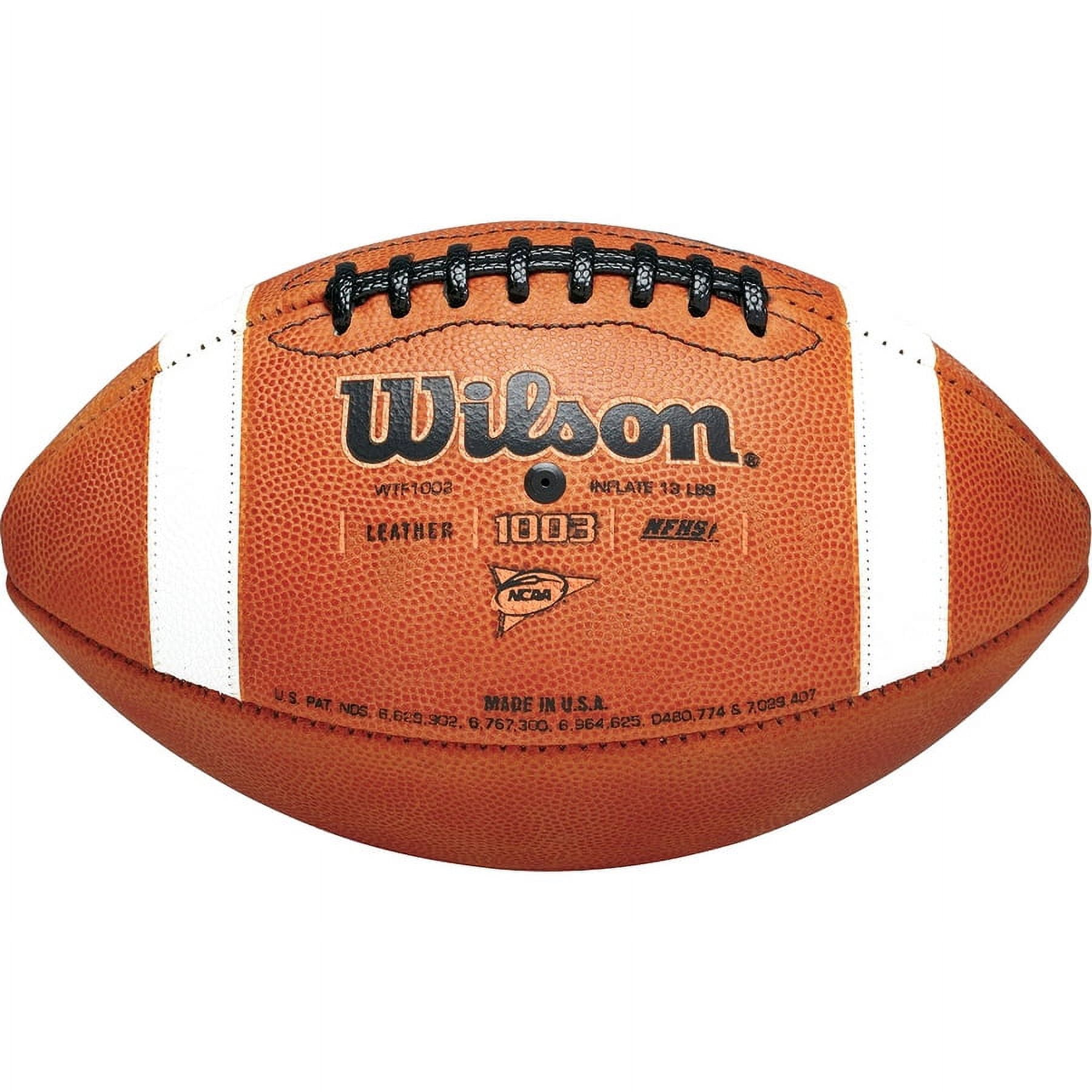 Wilson Composite Leather Youth Football (WTF1320B), Approved by