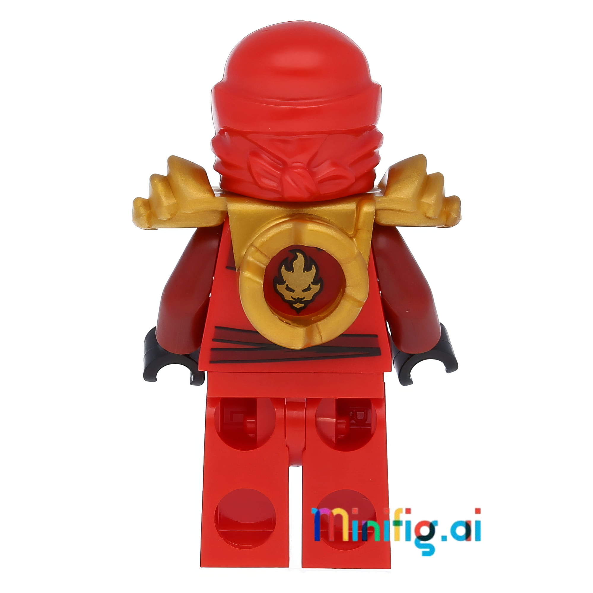 LEGO Ninjago Kai Zx Minifigure with Dragon Sword From Set 9561