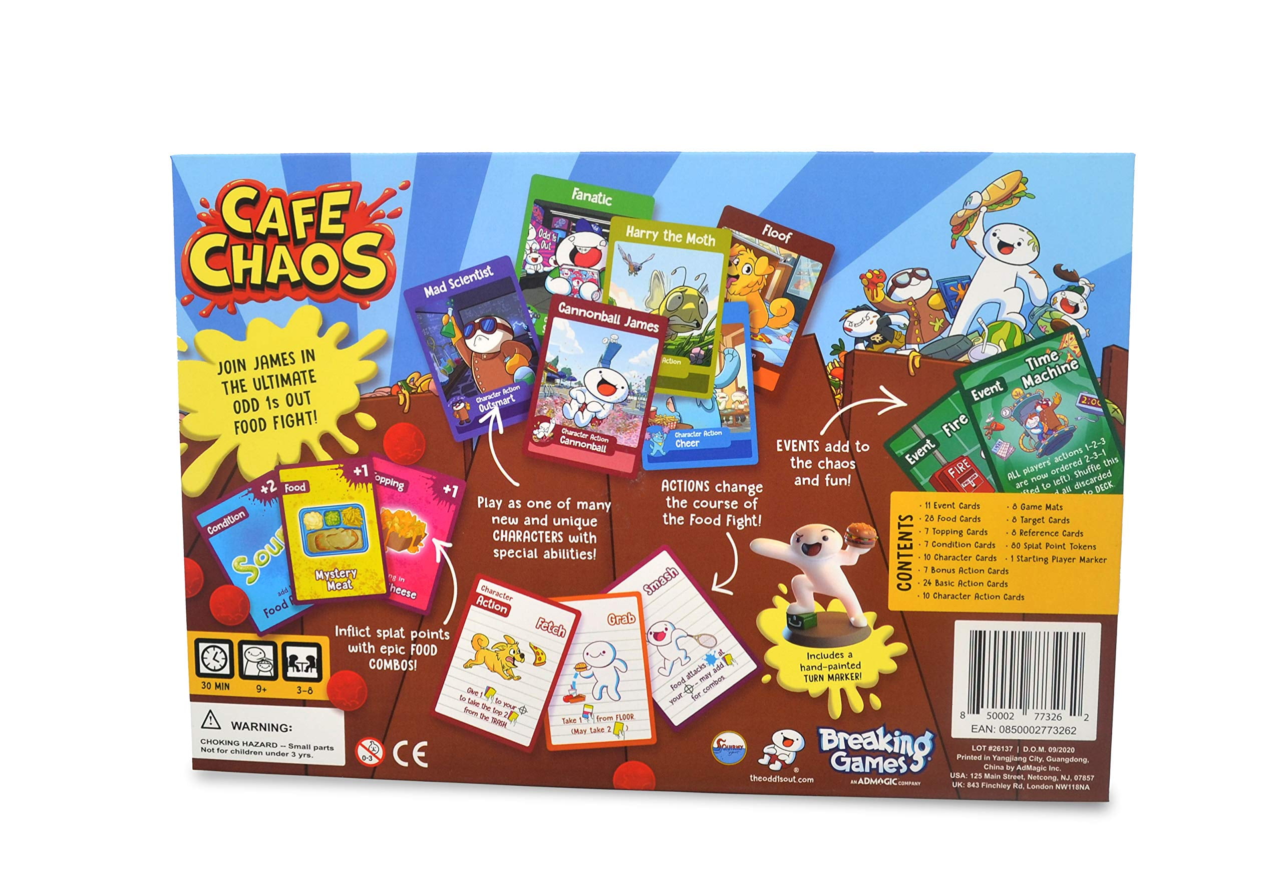 Walmart Exclusive: TheOdd1sOut Cafe Chaos Card Game - Fun Strategy