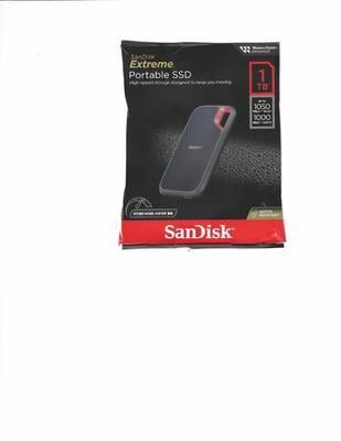 SanDisk 4TB Extreme, External Solid State Drive, Black - SDSSDE61