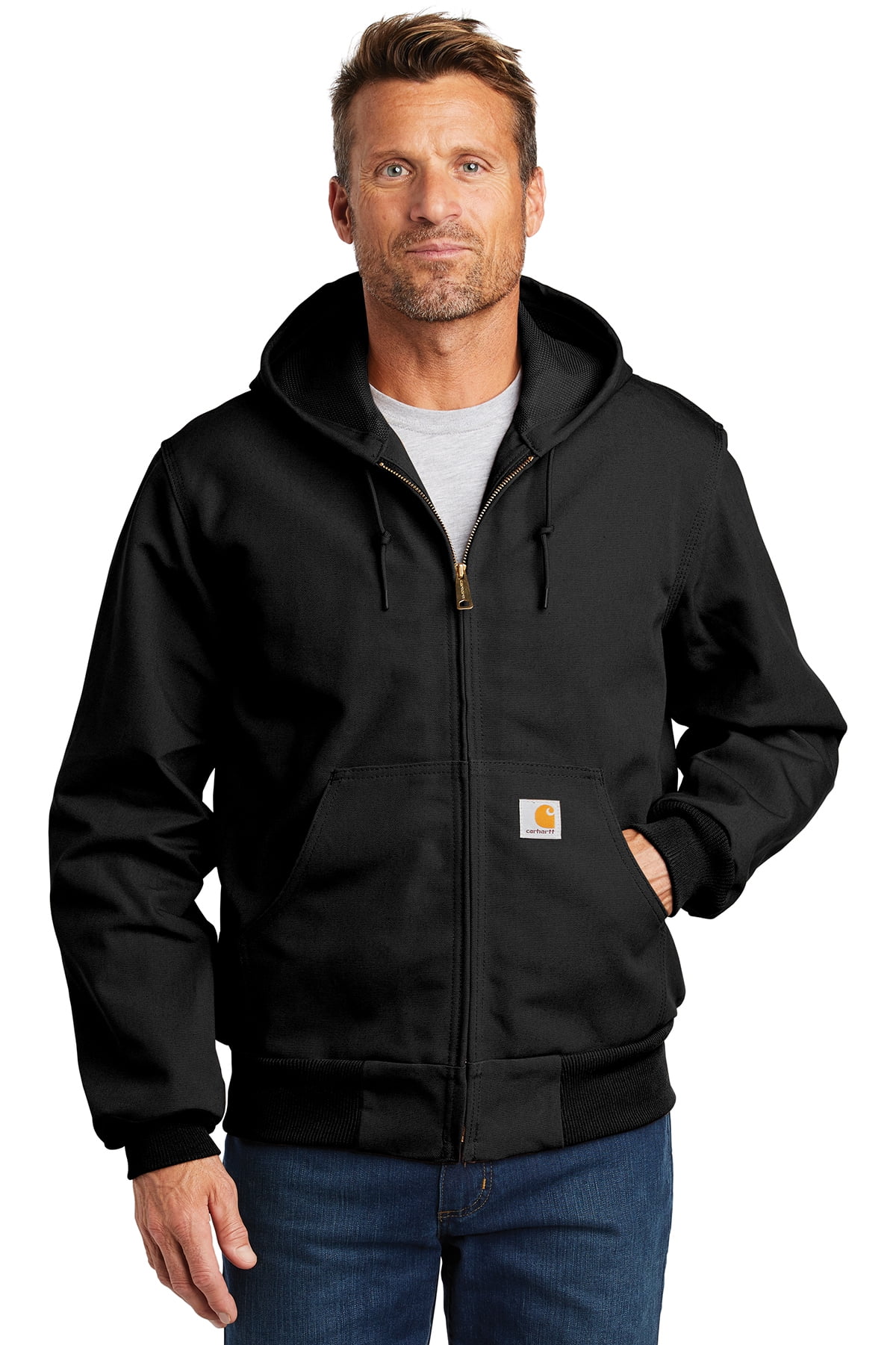 Carhartt Men's J131 Thermal Lined Hooded Duck Active Jacket
