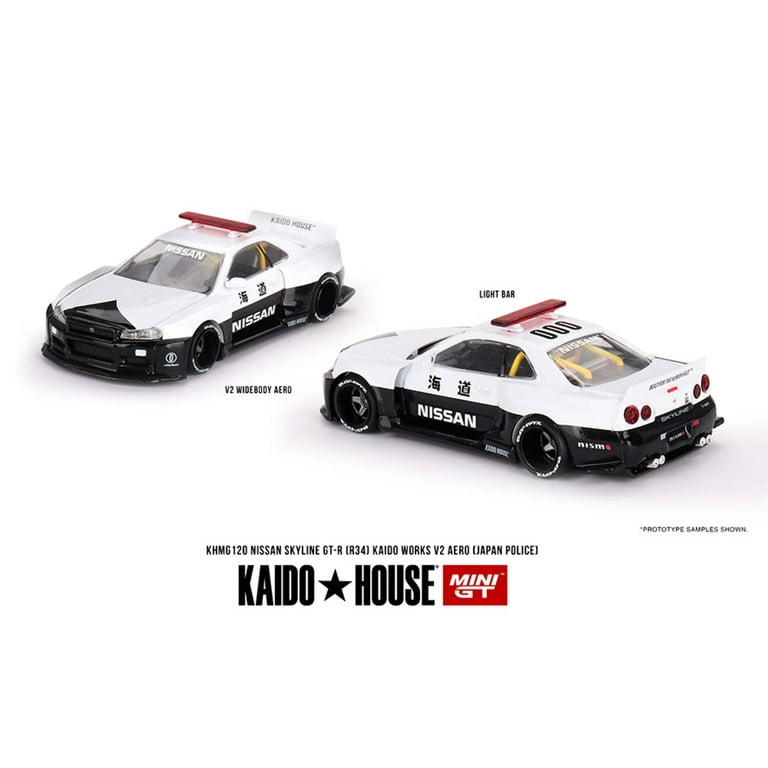 Kaido House x Mini GT Nissan Skyline GT-R (R34) Kaido Works V2