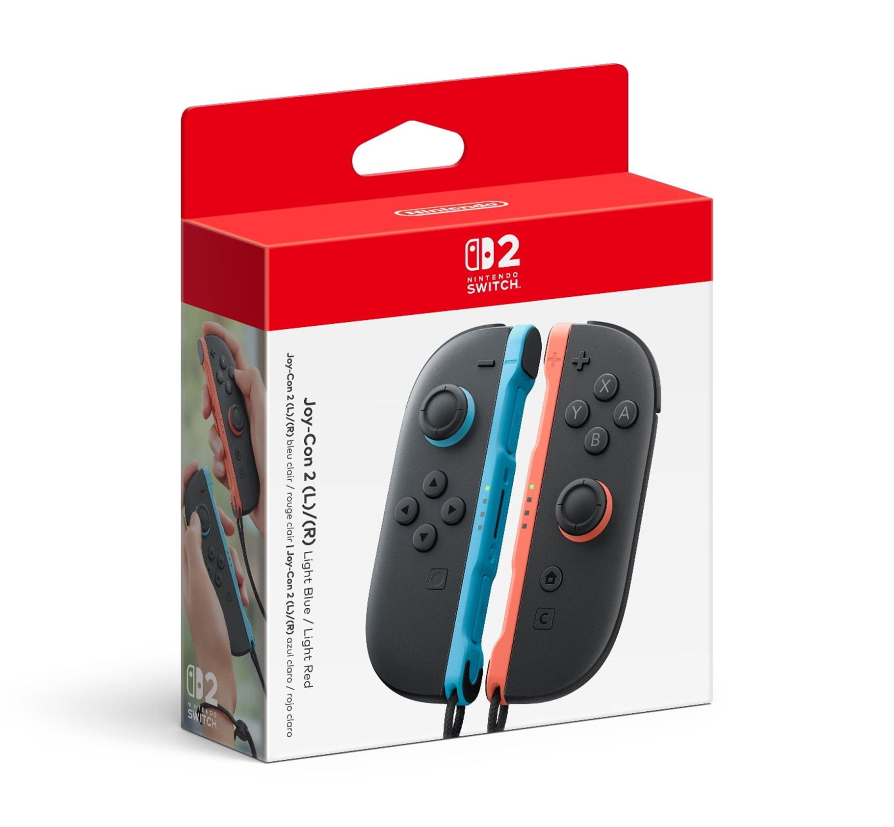 Free Shipping! Nintendo Joy-Con 2 Light Blue Light Red Controller