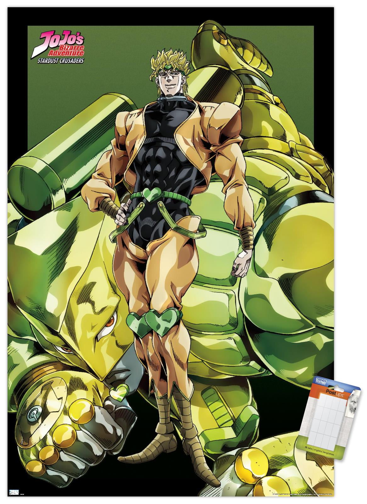 JoJo's Bizzare Adventure - Dio and The World Wall Poster, 22.375