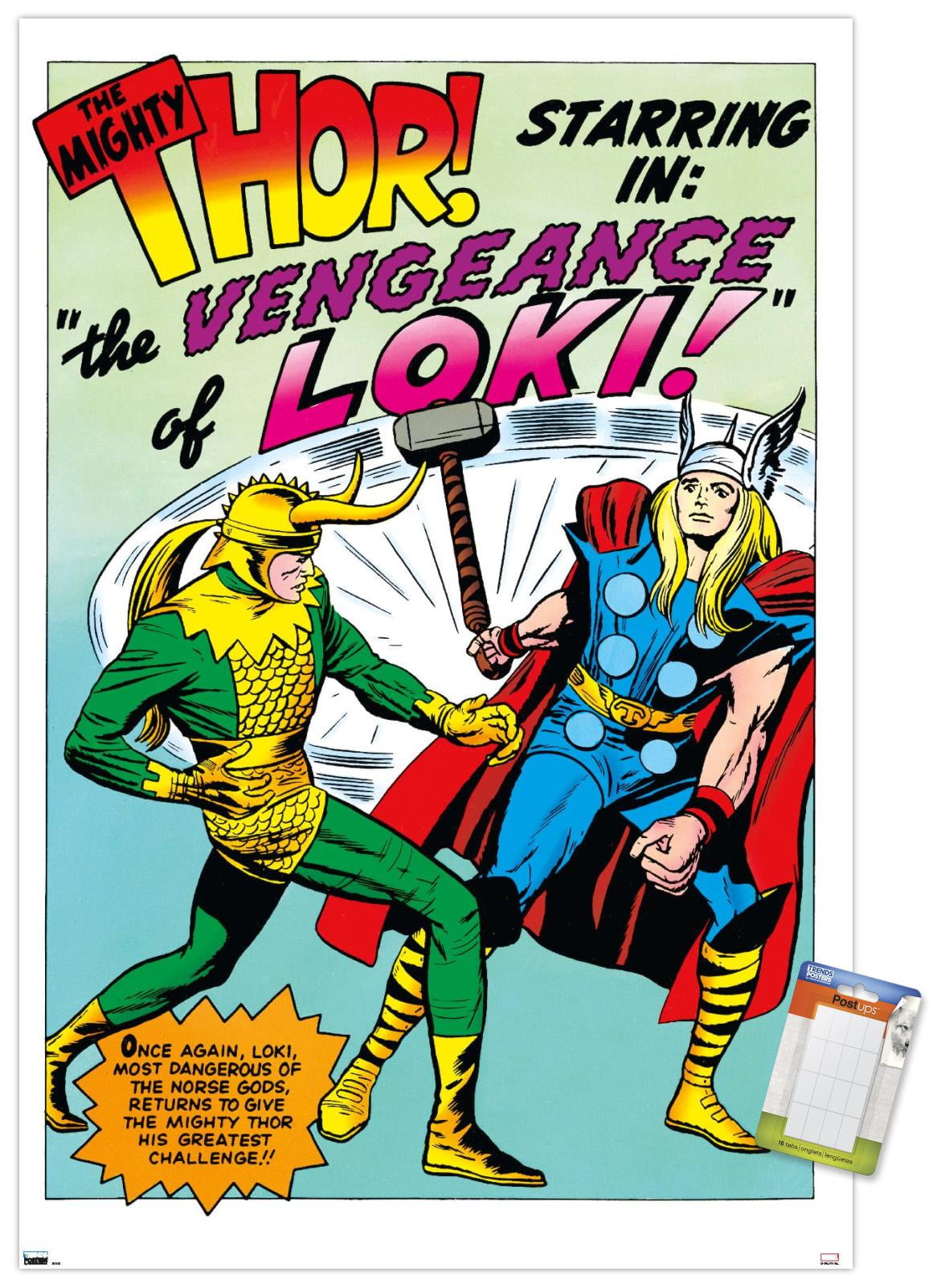 Marvel Comics - Loki - The Might Thor Wall Poster, 14.725