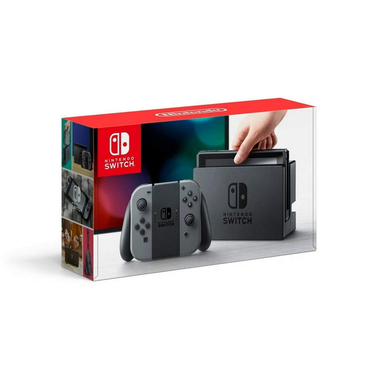 Nintendo Switch Console Gray Joy-Con - Walmart.com