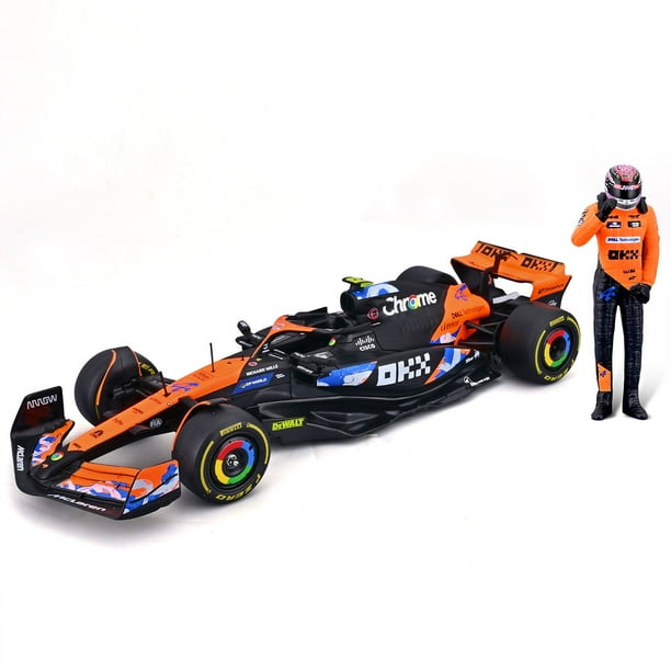 Bburago Formula One Racing 1:24 Race Cars with Driver Figures, 2