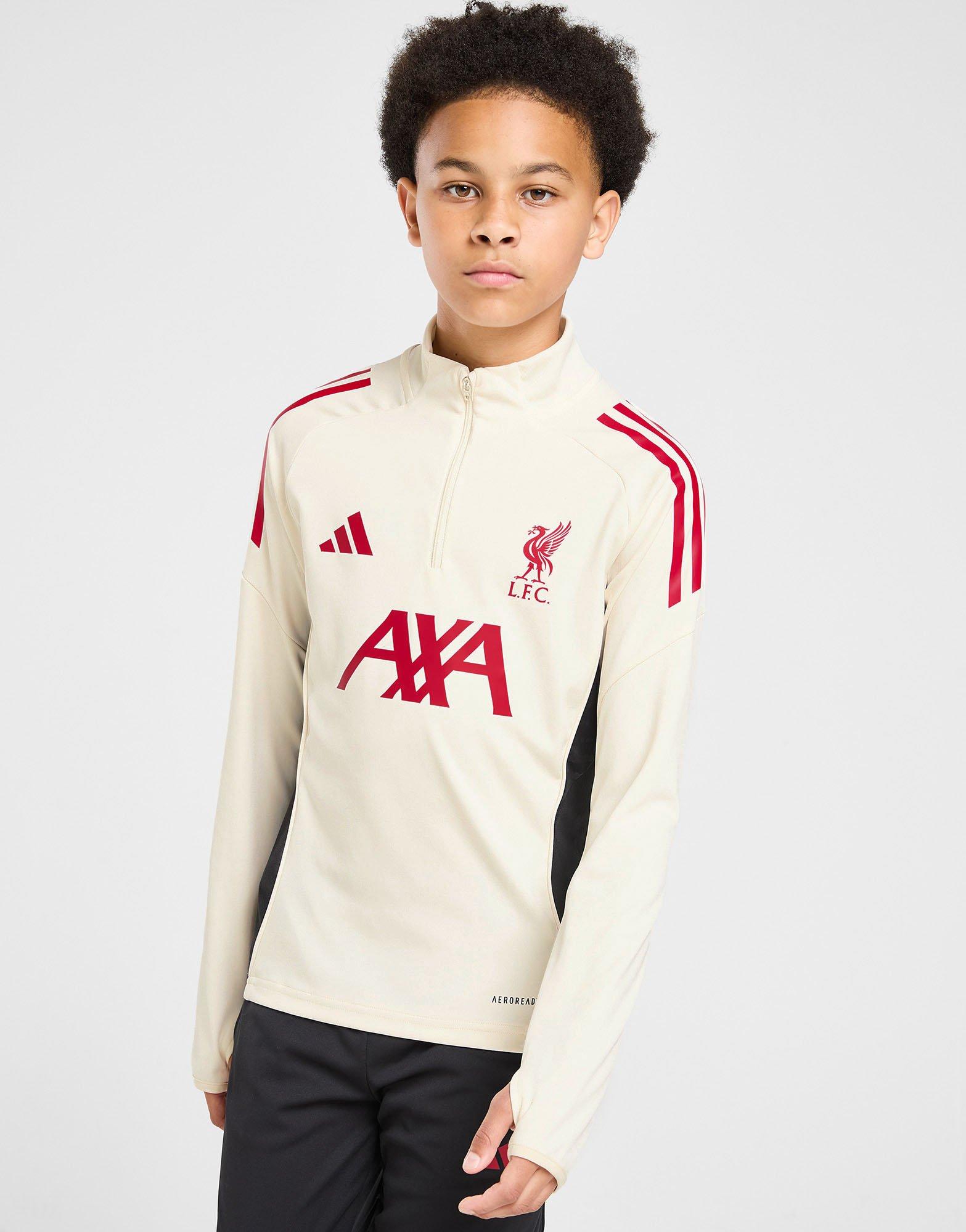 White adidas Liverpool FC Tiro 25 Training Top Junior - JD Sports