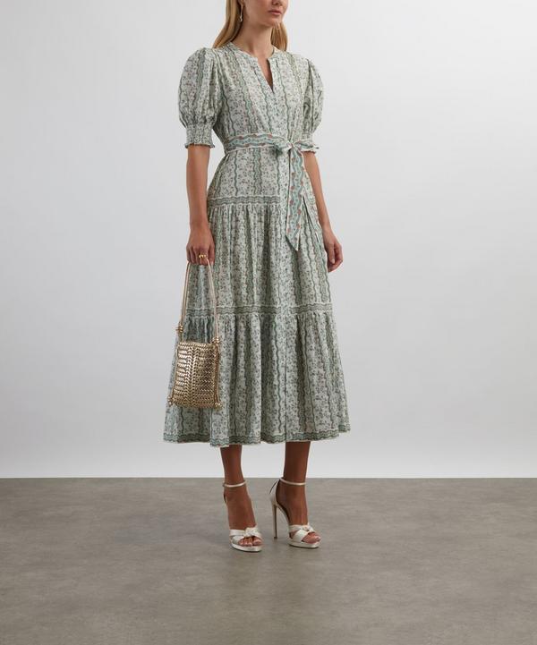 Hill House Home Green Provence Floral Yara Shirt Dress | Liberty