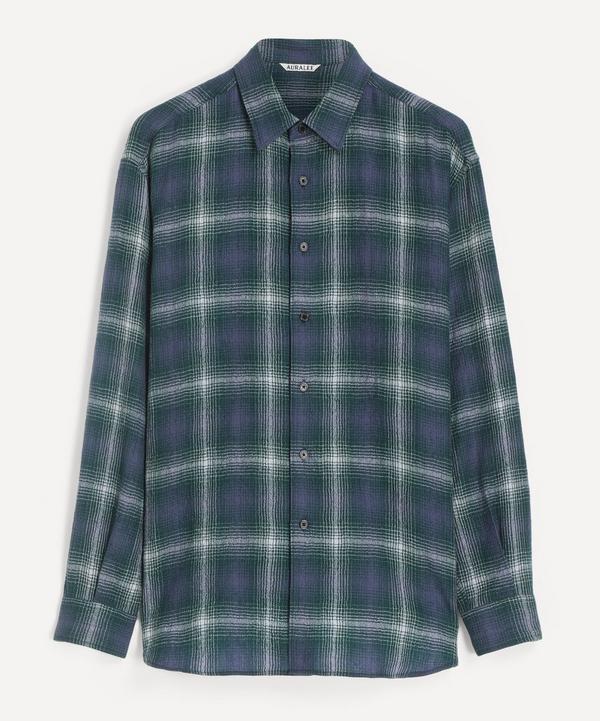 Auralee Airy Wool Check Shirt | Liberty