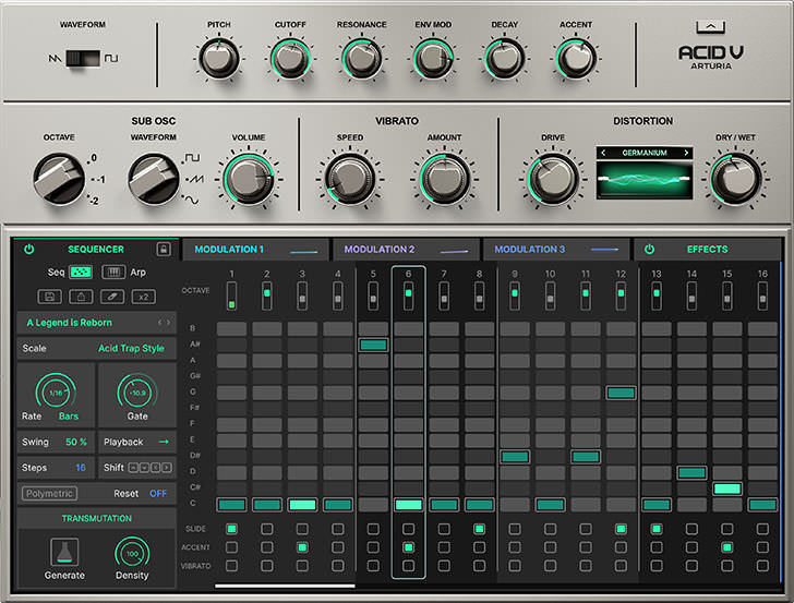 Arturia、TB-303クローン「Acid V」を発表…… 実機のサウンドを忠実に