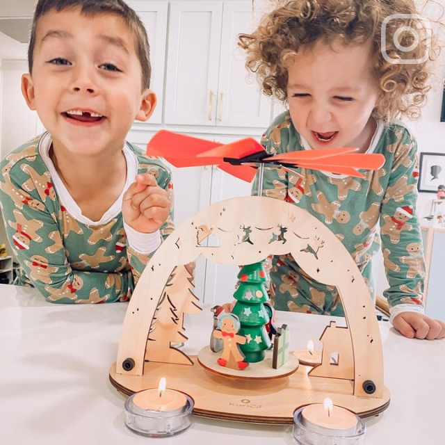 Start a Monthly STEM Box with Christmas Candle Carousel | KiwiCo