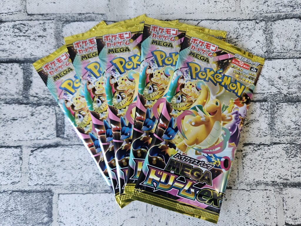 ポケカ】MEGAドリームexを5パック開封。 | あいすの隠れ家