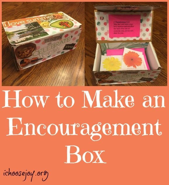 How to Make an Encouragement Box -