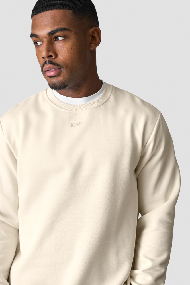 Everyday Crewneck Light Grey Melange | ICIW