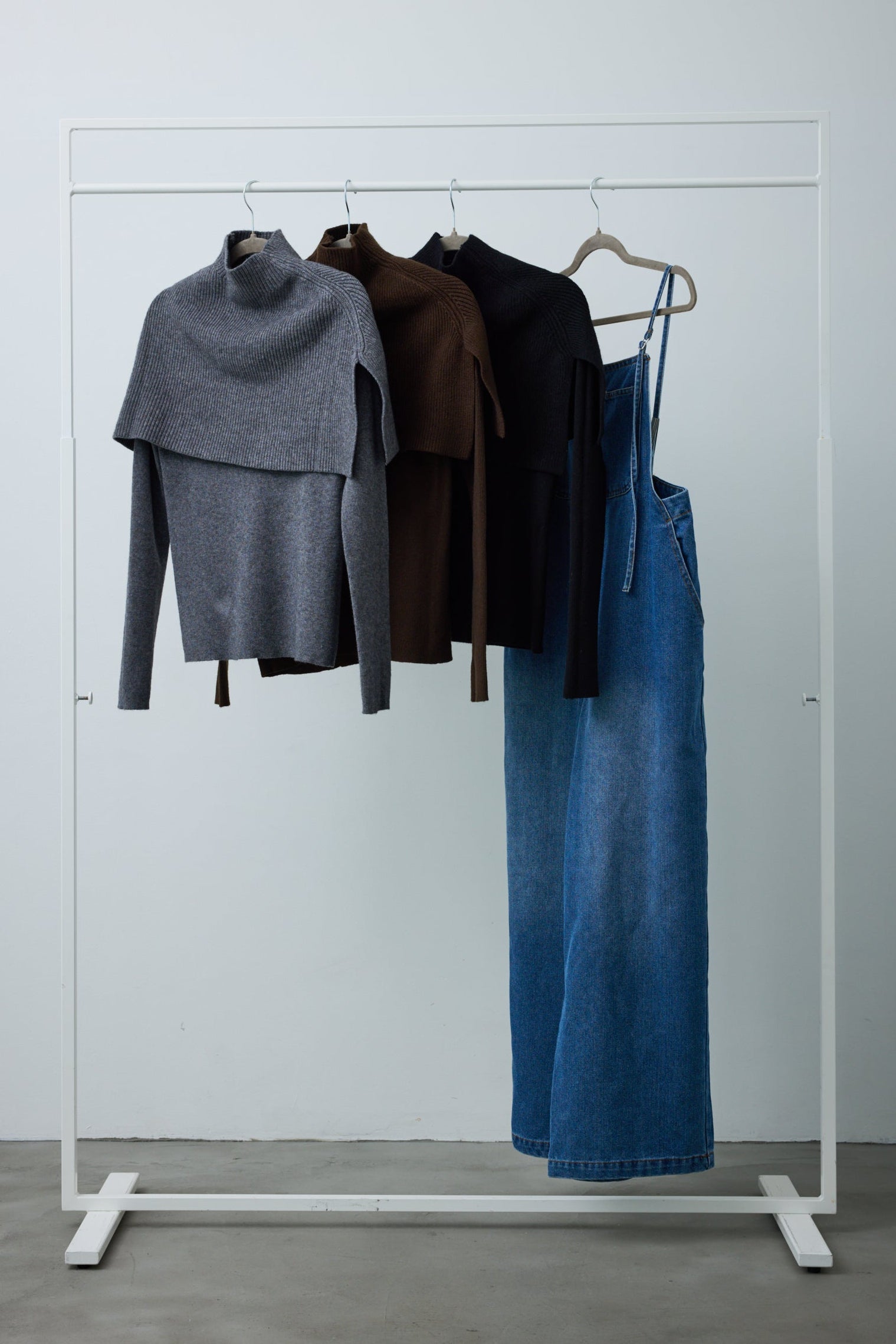 予約/SET]ケープアンサンブルニット+ケープアンサンブルニット+