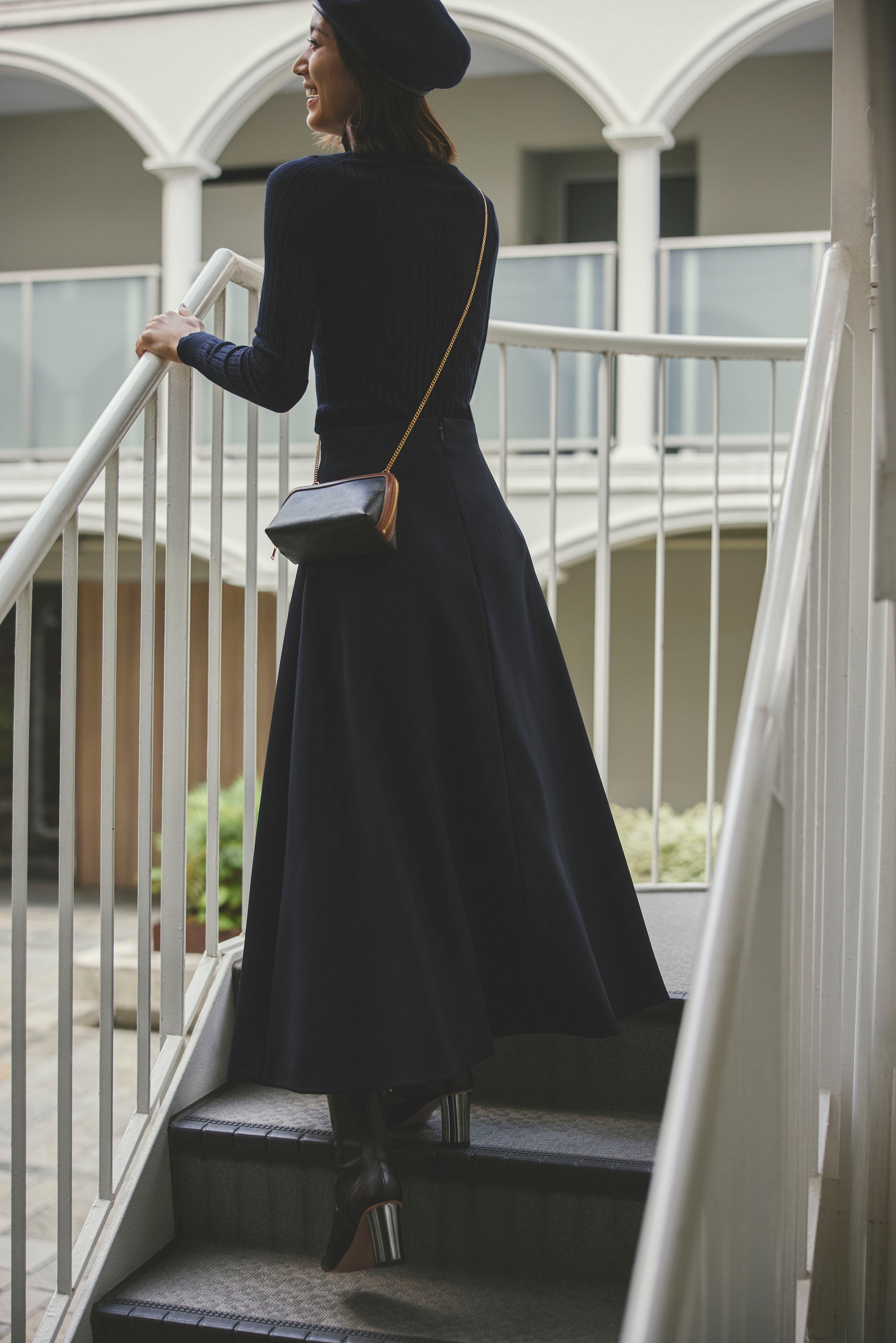 Flared Skirt – IVY I'M NAVY