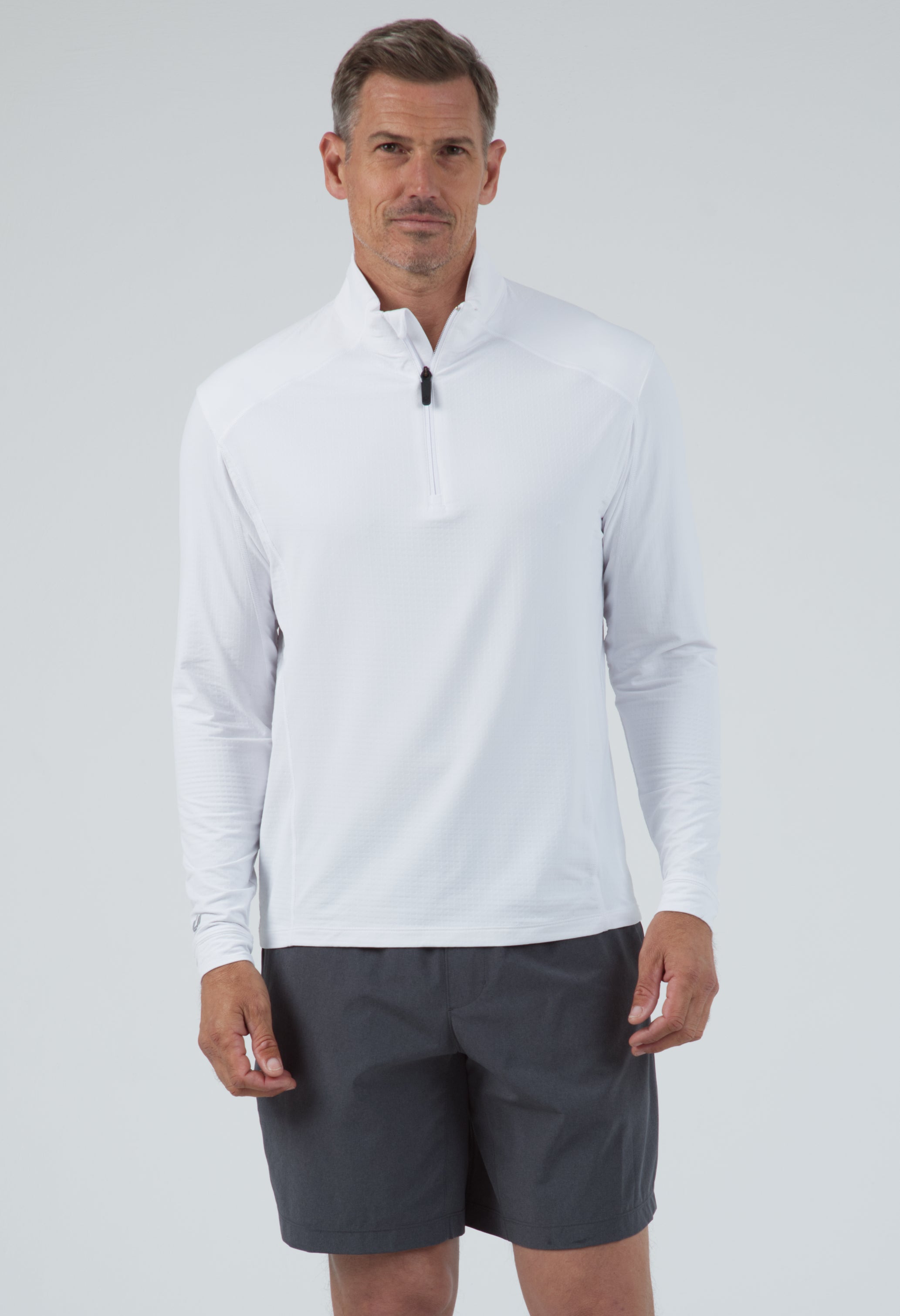 Long Sleeve Mock Neck Pullover - 90199 (Modern Fit) | IBKÜL