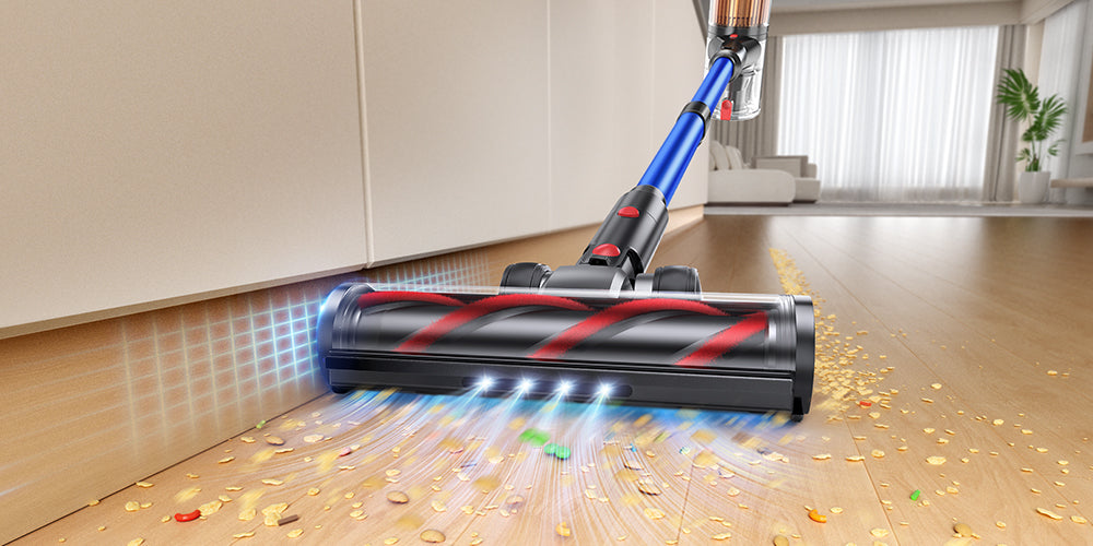 Buture X9 Vacuum + 2 Batteries + 8 HEPA Filters