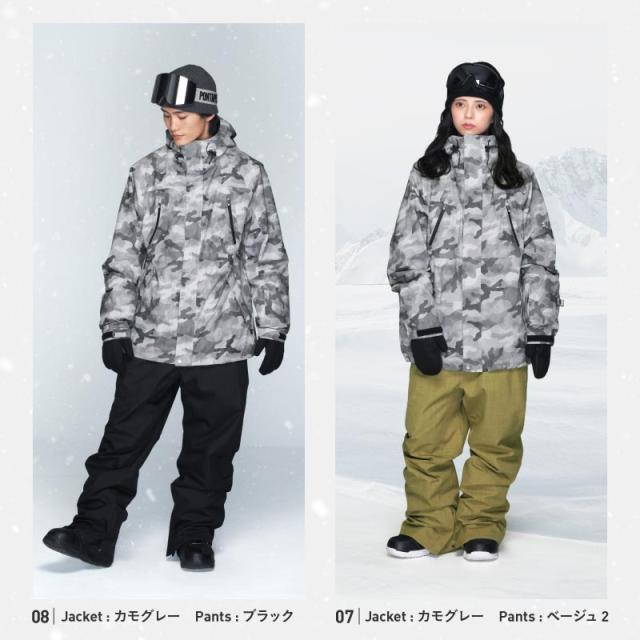 ≪25-26 新作≫ スキーウェア スノーボードウェア メンズ 上下セット