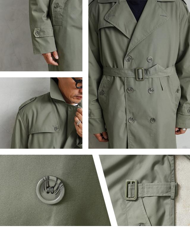 実物 新品 デッドストック フランス軍 オフィサー トレンチコート