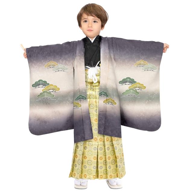 七五三 着物 男の子 5歳 【全て揃った豪華12点フルセット】 袴セット