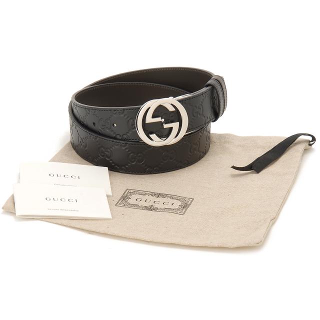 GUCCI グッチ ベルト メンズ 473030 CWCWN 1070 GG シグネチャー