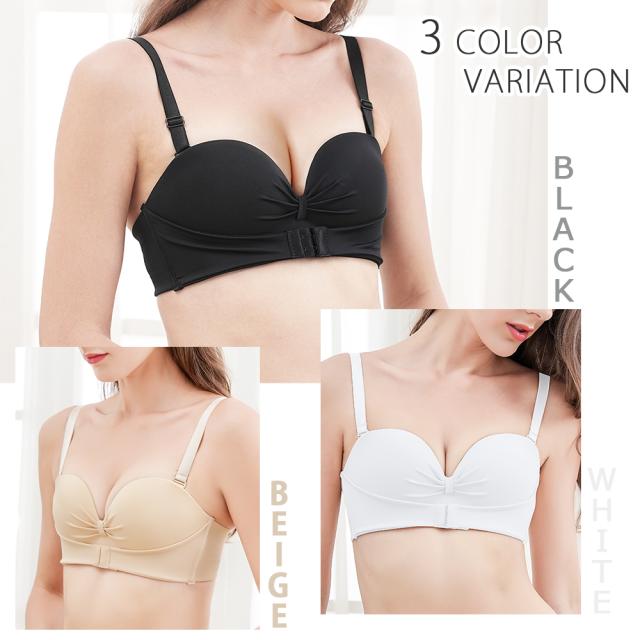 ブラジャー 育乳ブラ 育乳 ノンワイヤーブラ 谷間 脇高補正下着 単品