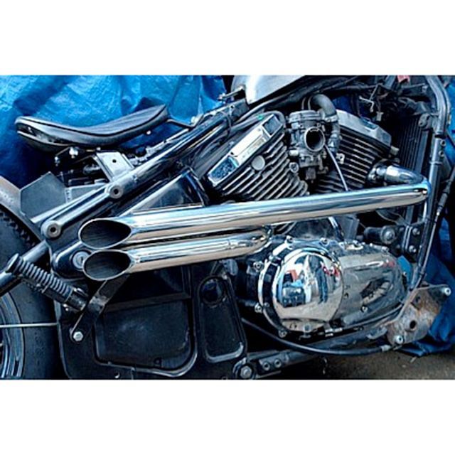 部品屋K&W バルカン400/バルカンクラシック ステンレス製ショットガン