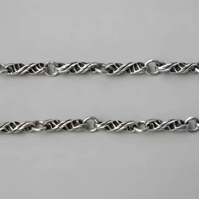 シルバー925 ツイスト ネックレス メンズ レディース シルバーチェーン