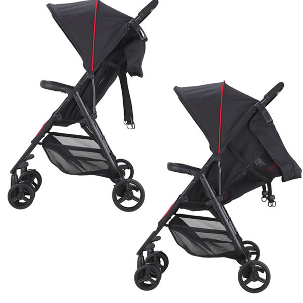 ココロン ツイン レッド 横型二人乗りベビーカー 双子用【ラッピング