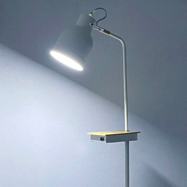 フロアライト LED付き 3段階調光 充電機能付き タッチセンサー機能付き