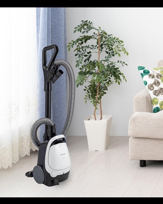 東芝 掃除機 紙パック式 紙パック式クリーナー VC-PH65A(W)の通販はau