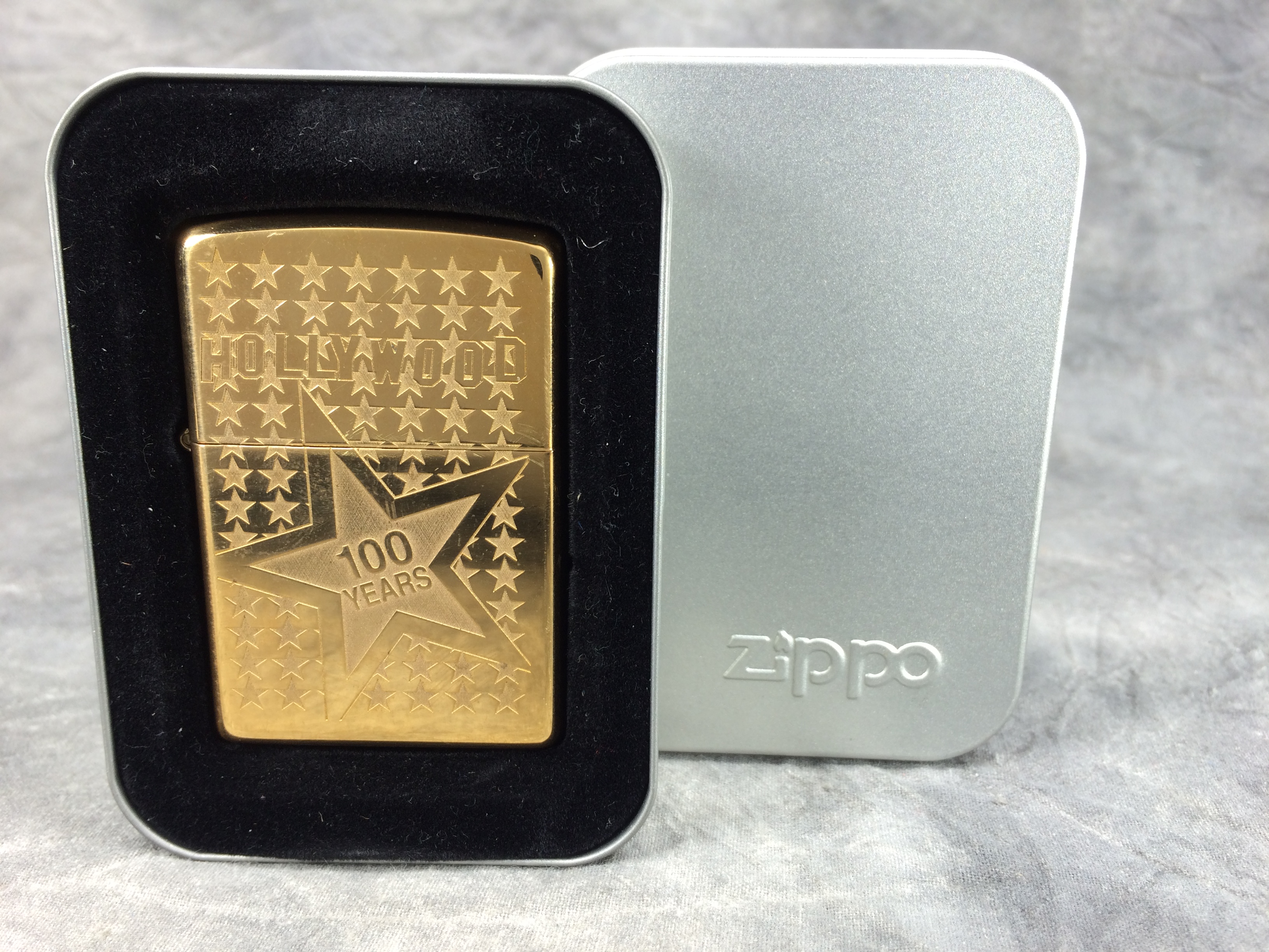 How much is HOLLYWOOD STARS 100 YEARS Polished Brass Lighter