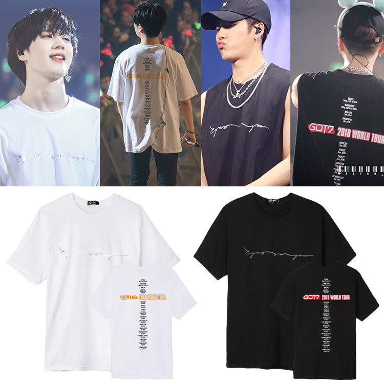 GOT7 EYES ON YOU 2018 TOUR T-SHIRT – IDOLS FASHION