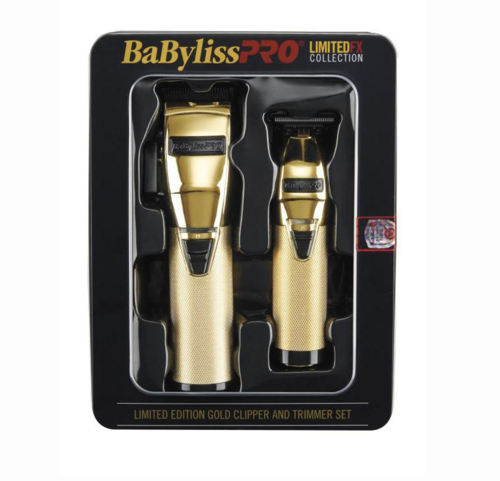 BaBylissPRO LimitedFX Collection Gold Black Clipper & Trimmer Duo