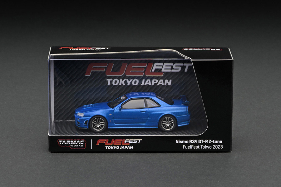 T64S-014-FF 1/64 Nissan Skyline GT-R (R34) Z-tune FuelFest Tokyo