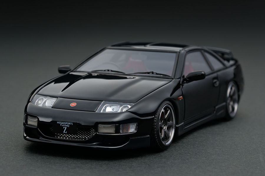 IG0568 1/43 Nissan Fairlady Z (Z32) 2by2 Black | LINE UP