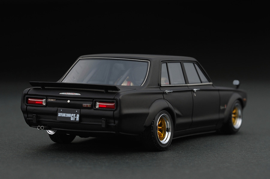 IG0610 1/43 Nissan Skyline 2000 GT-R (PGC10) Black | LINE UP
