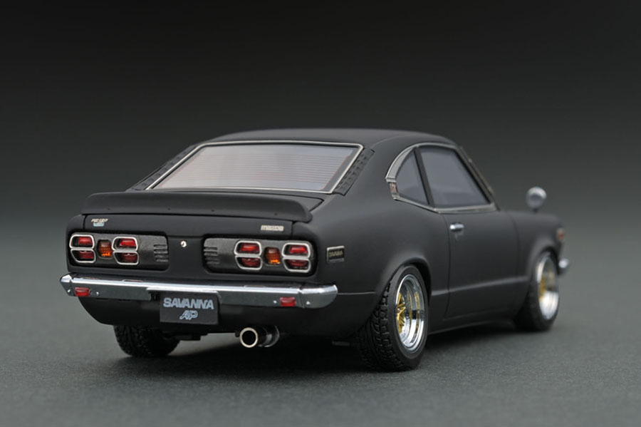 IG0638 1/43 Mazda Savanna (S124A) Matte Black | LINE UP | [公式