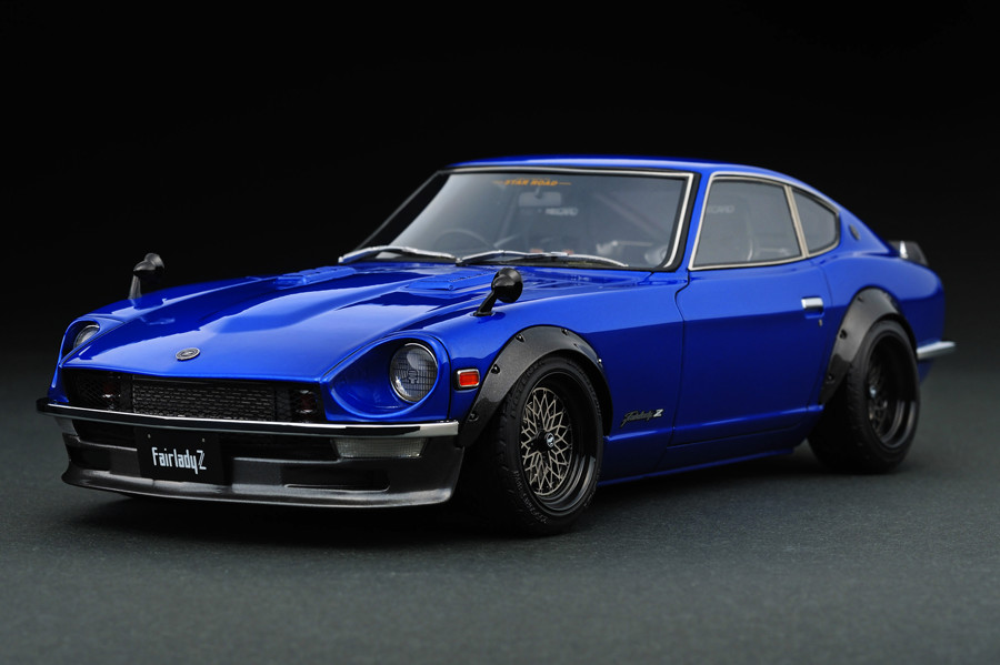 IG0649 1/18 Nissan Fairlady Z (S30) Blue | LINE UP | ignition